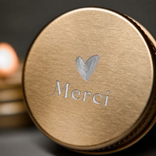Bougie Personnalisée Gravée